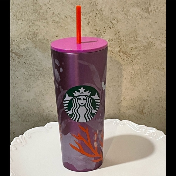 Starbucks Plum Coral Reef Cold Cup